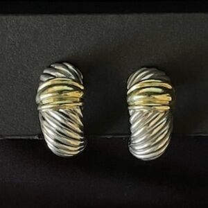 Vintage David Yurman Thoroughbred Collection Earrings